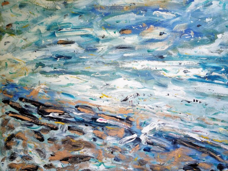 An der Nordsee 64x78 cm