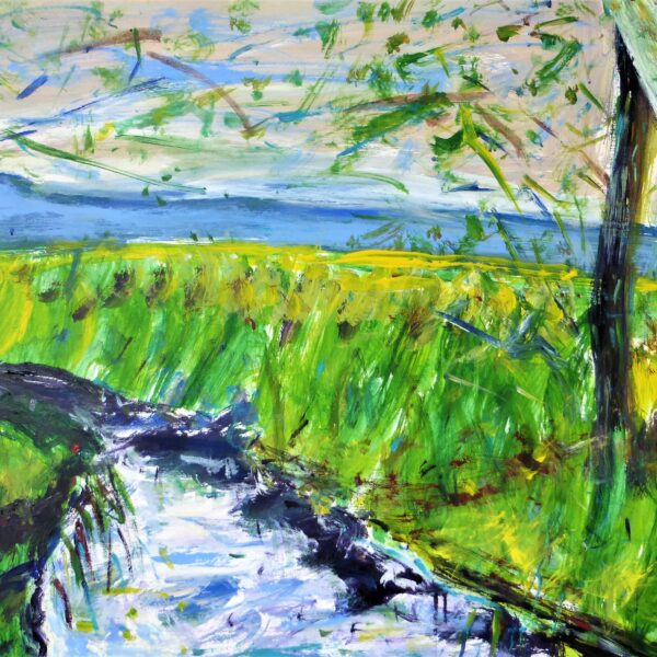 Blick zum Taunus 50x85 cm