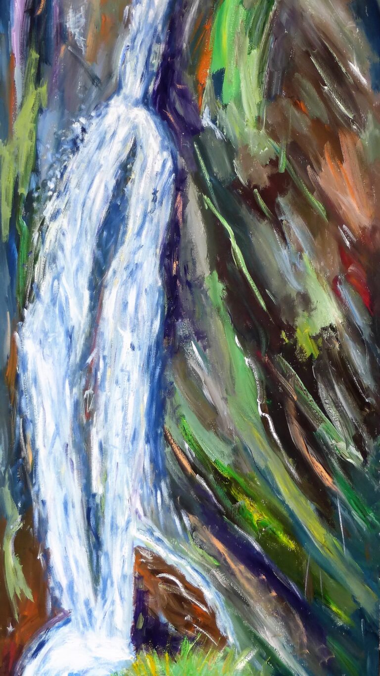 Großer Wasserfall 150x60