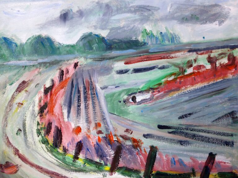 Landschaft im Winter 45x55 cm