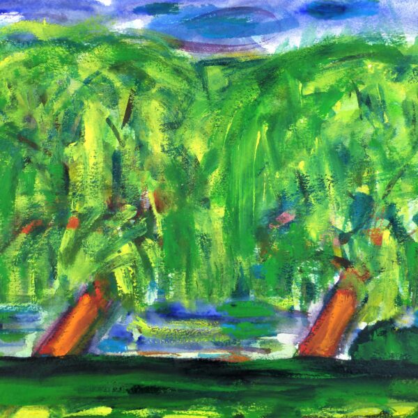 Schlossparkweiher 21x27 cm