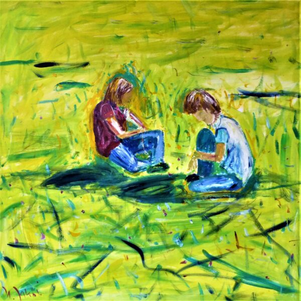 Sommerwiese II 77x79 cm