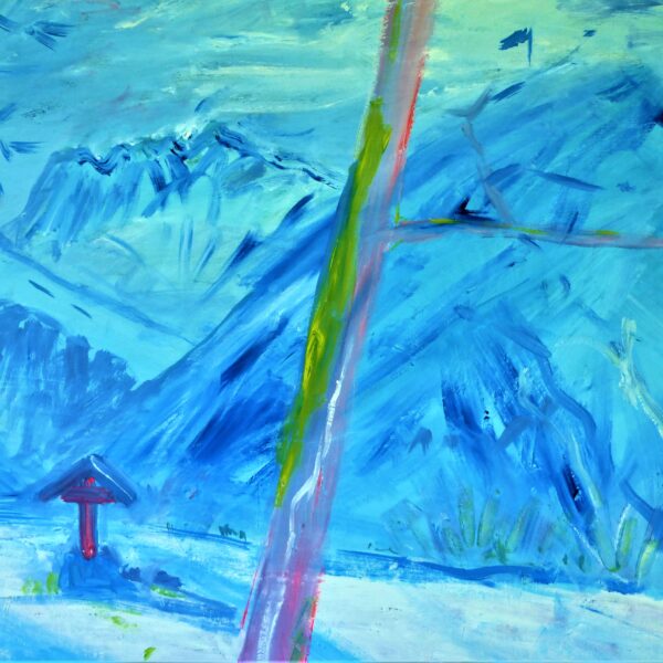 Winter im Allgäu 98x98 cm